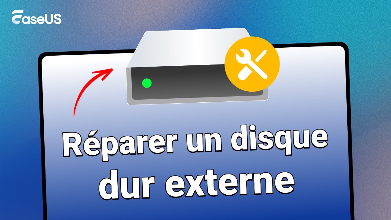 comment réparer un disque dur externe endommagé