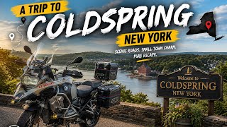 Ride to Cold Spring, New York | Scenic Hudson Valley Roads | 4K Motorcycle Adventure