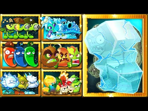 Random 30 Team Plants vs Team Gargantuar Frozen - PvZ 2 Challenge