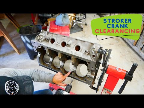 Clearance Your Stroker Crank Block In Your Garage.