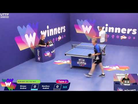 WINners CUP table 2  05.09 Kireev Andrei - Novikov Andrei  19:00
