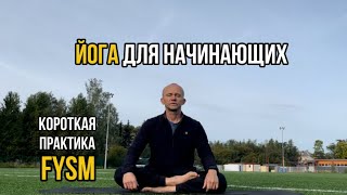 Йога FYSM для начинающих. Простая стато-динамика с шавасаной в конце🦩