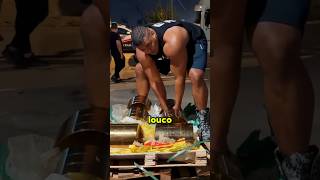 Bitelo conheceu um halter de 600lb /300kg!!😱