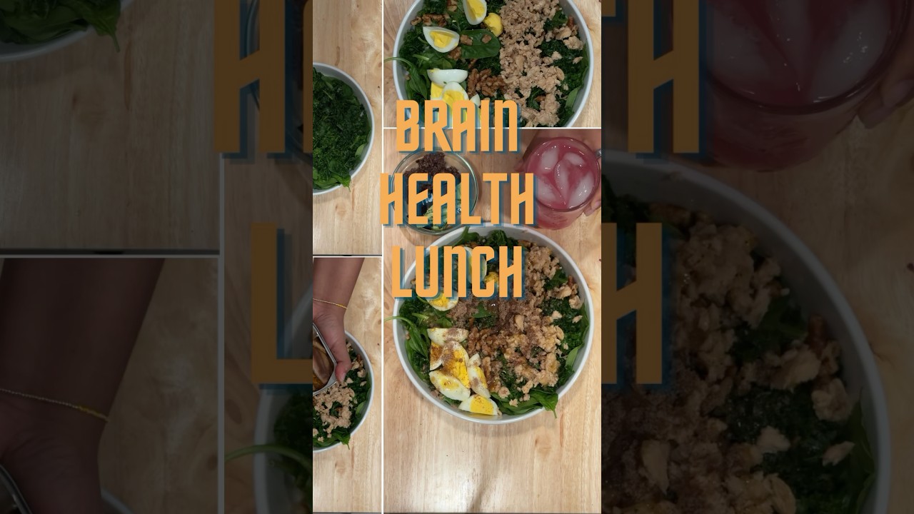 Brain-boosting lunch for Mental Health Month! Check comments for the benefits 🧠🍴