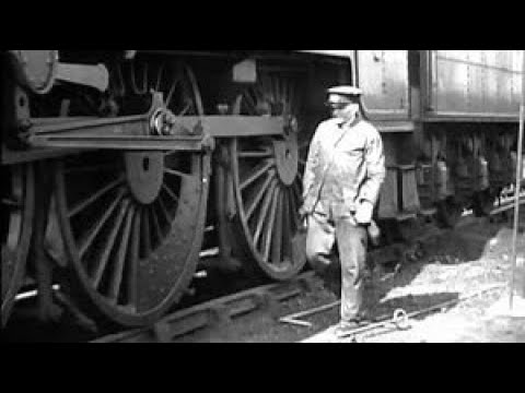 Vintage rail film - Engine Shed - LMS 1938
