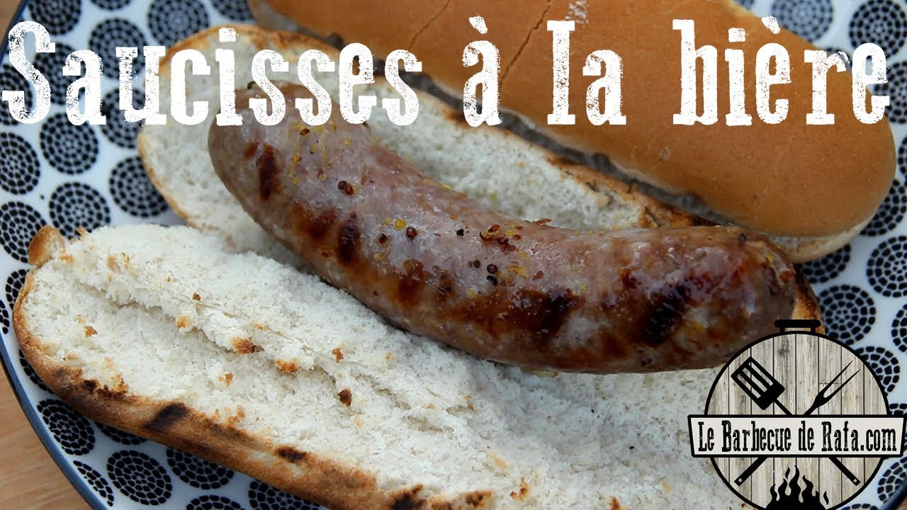 Saucisse grillée à la bière au barbecue
