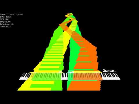 [Black MIDI] Cvfaf V4 - When NUT midis have Songs - 17 Million