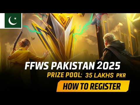 🎮 Free Fire Pakistan World Cup 2025  🔥 35 LAKHS PRIZE POOL Official Registration Guide!