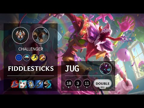 Fiddlesticks Jungle vs Kha'Zix - EUW Challenger Patch 10.15