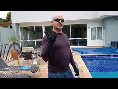 enchendo a mangueira para aspirar a piscina [TUTORIAL]