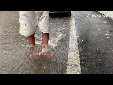 La tempesta di domenica sul Varesotto