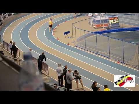 Belgian athletics U16 indoor championships 800m men Heats 1/2
