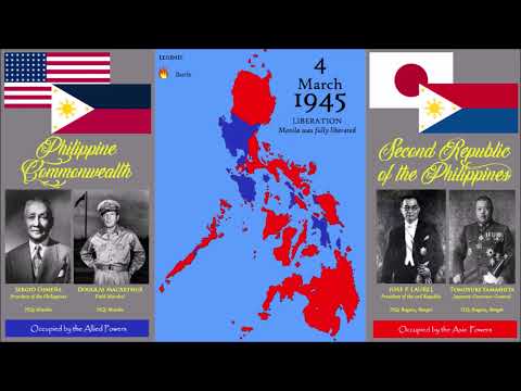 The Japanese Invasion of the Philippines and US Liberation during WWII (EVERYDAY from 1941-1945)