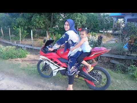 Cewek naik motor besar keren abis #raja_minyak_channel