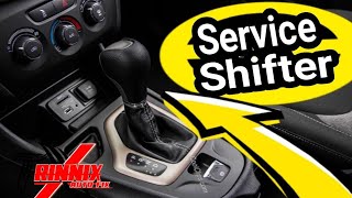 service shifter ( jeep Cherokee cause and how to fix)