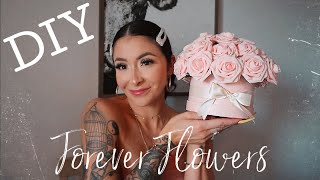 Making My Mom's Mother's Day Gift! DIY Forever Flowers Tutorial 😍