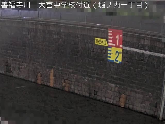 大宮中学校付近 武蔵野橋 上流