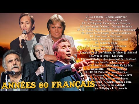 Charles Aznavour, Jean-Jacques Goldman, Claude François, Georges Brassens ♫♫ Album Complet 2021