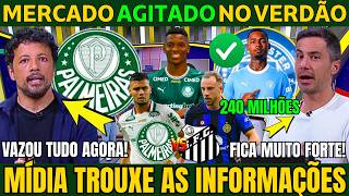 MERCADO AGITADO no PALMEIRAS! BRUNO ANDRADE E VICARI ATUALIZARAM O MERCADO DO VERDÃO.