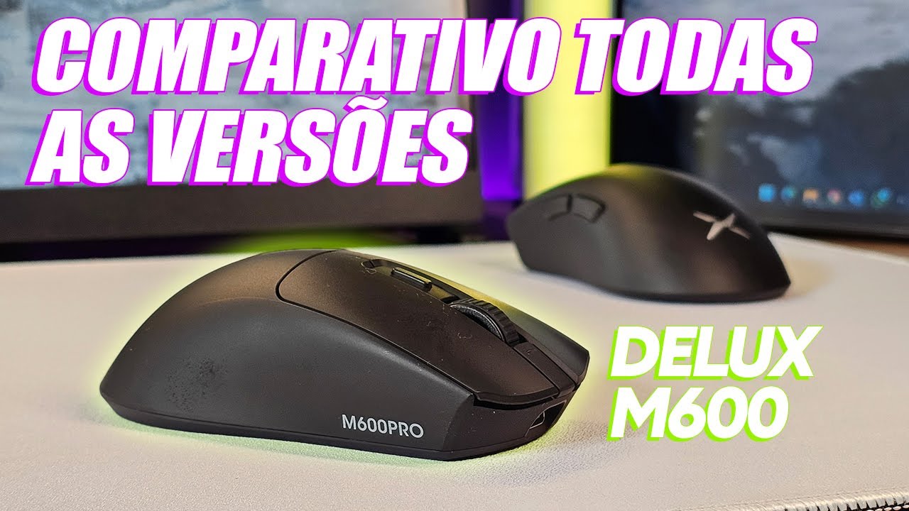 Mouse DELUX M600 PRO em TODOS OS DETALHES E VERSÕES - Review