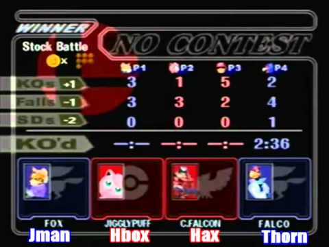 ROM 3: Losers Quarters - Hungrybox/Hax(Red) vs Jman/Thorn(Blue)