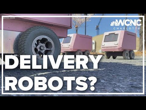 Coffee shop testing robot delivery service