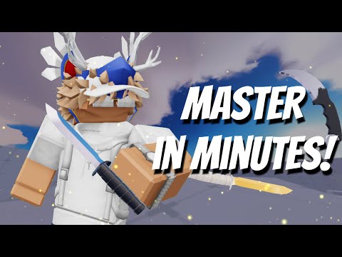 How to become a MASTER with the KNIFE in Roblox Rivals!