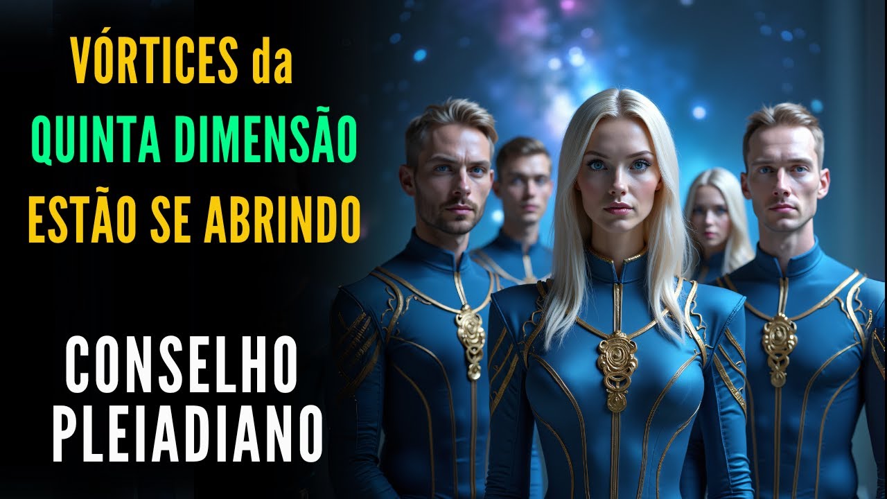 🔴CONSELHO PLEIADIANO DA LUZ  |  Vórtices da QUINTA DIMENSÃO Estão Se Abrindo Por Toda a TERRA  |