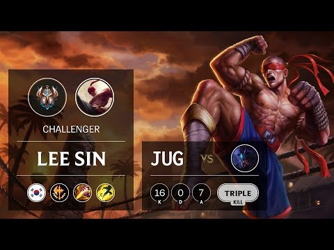 Lee Sin Jungle vs Rek'Sai - KR Challenger Patch 9.7