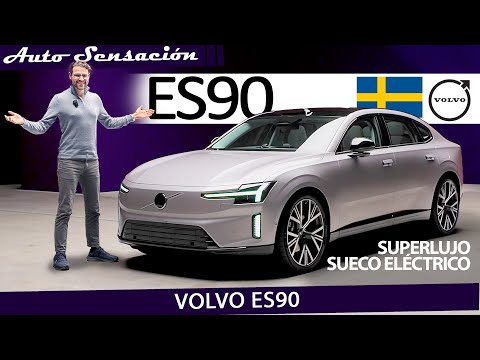 Presentación VOLVO ES90 2025 . 🔌🇸🇪 El nuevo Sedan de Lujo de VOLVO es electrico.