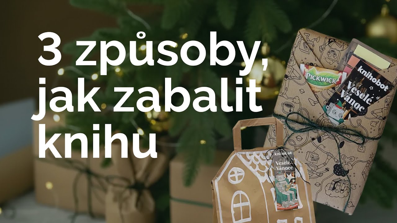 3 způsoby, jak zabalit knihu pod stromeček