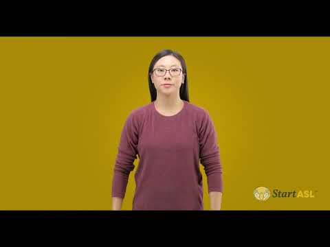 Video thumbnail: How to sign Baby in ASL