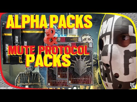 ABRINDO 100+ PACKS - Alpha Packs Rainbow Six Mute Protocol Packs Rainbow 6 Alpha Packs R6 Packs