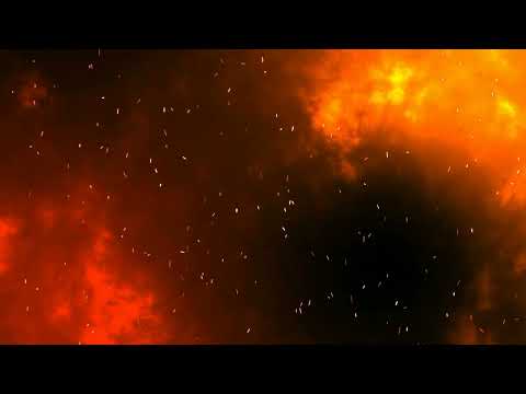 fire loop video HD 4K background effect & Overlay 1 hours