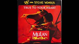 98° and Stevie Wonder ‎– True To Your Heart