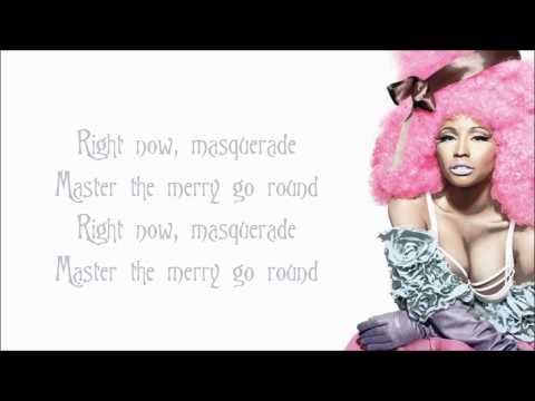 Nicki Minaj - Masquerade Lyrics Video