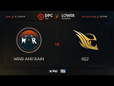 Wind and Rain vs Felt, Dota Pro Circuit 2021 NA S2, bo3, game 3 [Mila & Inmate]