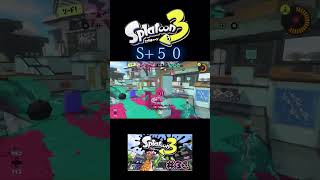S+５０達成の瞬間　#スプラトゥーン３ #スプラ３