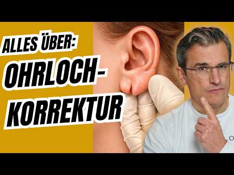 💙 AUSGERISSENES OHRLOCH  KORREKTUR | Mikrochirurgische Rekonstruktion Dr. med. Robert Kasten
