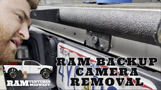 How To: Remove Ram Backup Camera 1500/2500/3500