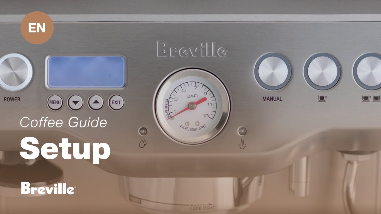 Breville coffee guide tutorial - How to use the interface