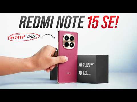 Thumbnail for Redmi Note 15 SE: Best 5G Phone Under 20K?