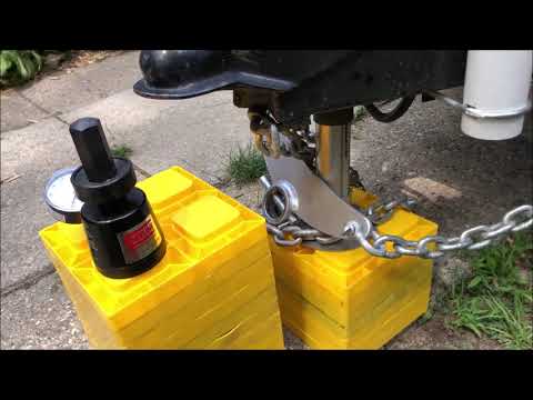 Travel Trailer tongue weight check