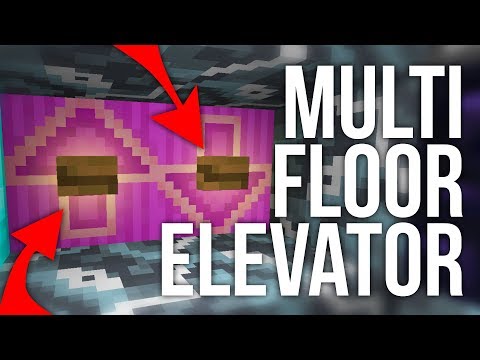 OMGcraft - Minecraft Tips & Tutorials! - How To Build a Real Working Elevator in Minecraft