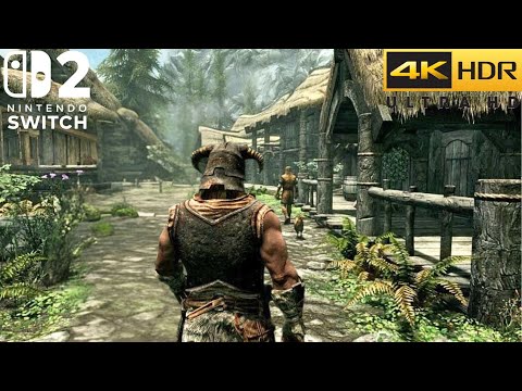 The Elder Scrolls V: Skyrim Anniversary Edition (Switch 2) 4K HDR Gameplay - (Switch 2 Version)