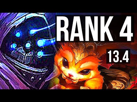 JAX vs GNAR (TOP) | Rank 1 Jax, Rank 4, 6 solo kills, 6/2/4 | EUW Challenger | 13.4
