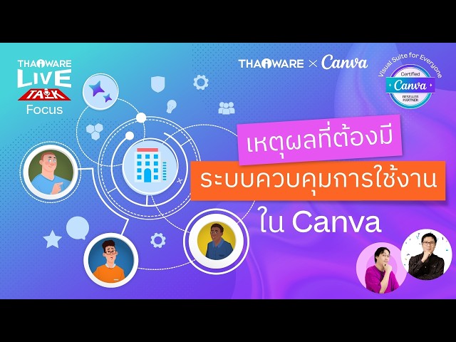   สร้างงานนำเสนอ และงานออกแบบที่ธุรกิจควบคุมได้ดั่งใจ ด้วย Canva Enterprise [Canva EP.3 ตอน 2/7]