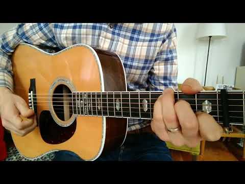 "I'm gonna lay down my old guitar" -- Played 3 different ways