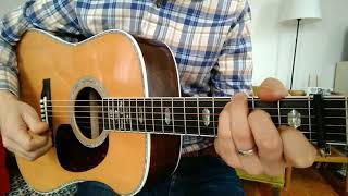 "I'm gonna lay down my old guitar" -- Played 3 different ways