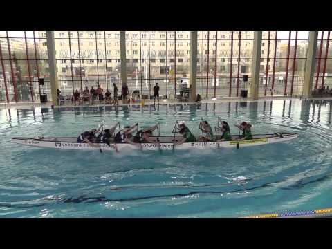 5. Hallescher Drachenboot Indoorcup - Rennen 44 - Blue Wonder Dragons vs. Chemie Express